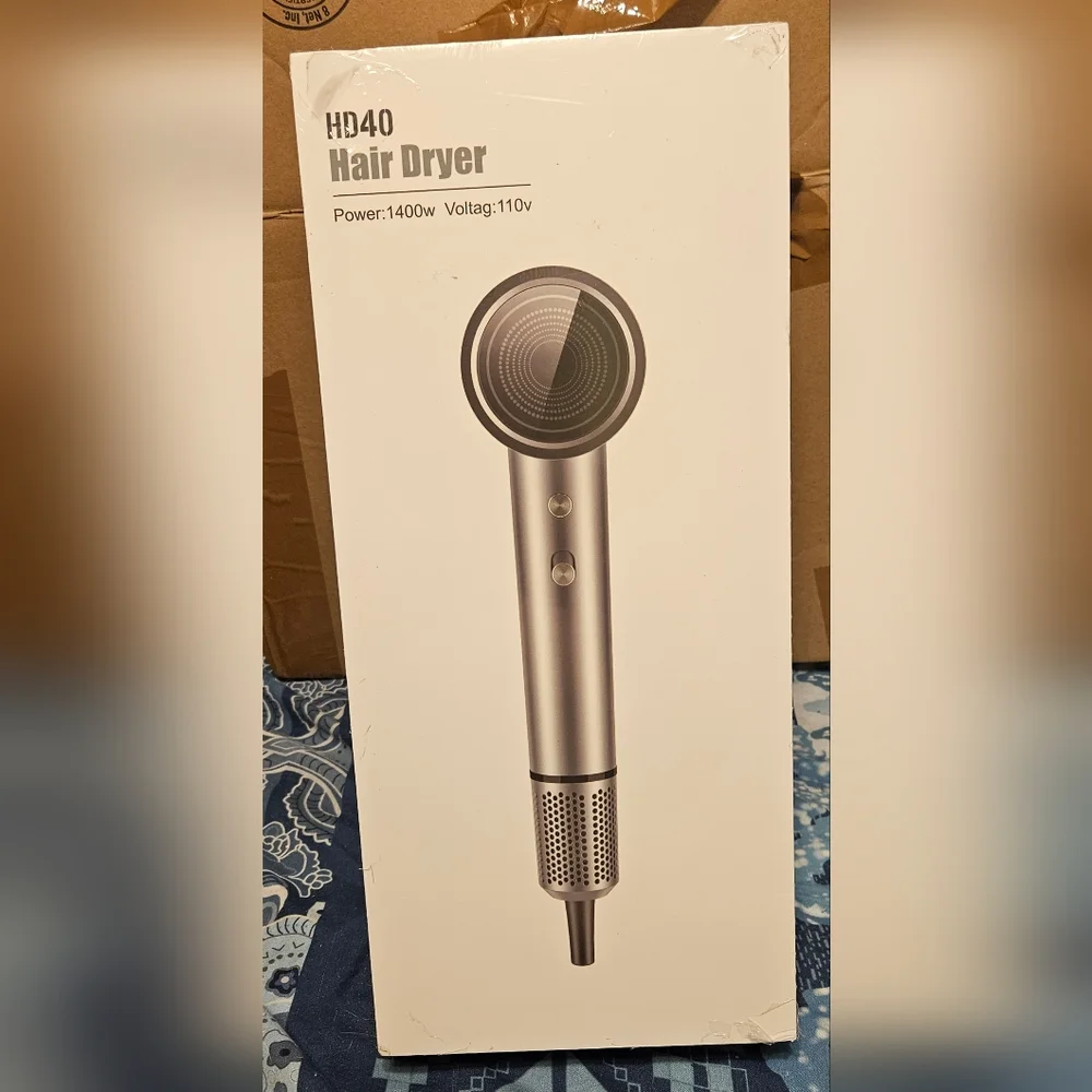 Silver Hair Dryer